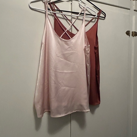 Two Satin Spaghetti Strap Camisoles - Picture 5 of 12